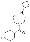 (4-Cyclobutyl-[1,4]diazepan-1-yl)-piperidin-4-ylmethanone Structure