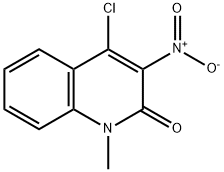 4-Chloro-1-methyl-3-nitro-1H-quinolin-2-one 구조식 이미지