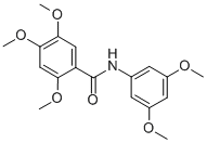 BENZAMIDE, N-(3,5-DIMETHOXYPHENYL)-2,4,5-TRIMETHOXY- Structure