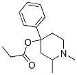 1,2-dimethyl-4-phenyl-4-(propionyloxy)piperidine Structure