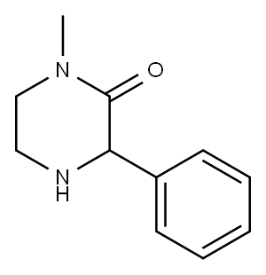 Piperazinone, 1-methyl-3-phenyl- (9CI) Structure