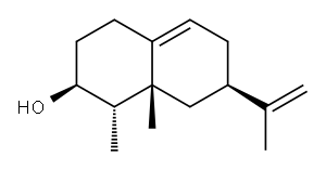 2-Naphthalenol,1,2,3,4,6,7,8,8a-octahydro-1,8a-dimethyl-7-(1-methylethenyl)-,(1S,2S,7R,8aR)-(9CI) Structure