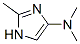 1H-Imidazol-4-amine,  N,N,2-trimethyl-  (9CI) Structure