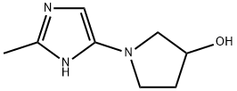 3-Pyrrolidinol,  1-(2-methyl-1H-imidazol-4-yl)-  (9CI) Structure