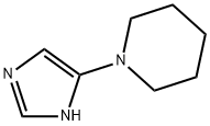 Piperidine,  1-(1H-imidazol-4-yl)-  (9CI) Structure