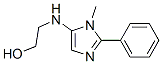 Ethanol, 2-[(1-methyl-2-phenyl-1H-imidazol-5-yl)amino]- (9CI) 구조식 이미지