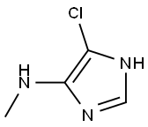 1H-Imidazol-4-amine,  5-chloro-N-methyl- Structure