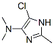 1H-이미다졸-4-아민,5-클로로-N,N,2-트리메틸- 구조식 이미지