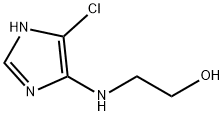 Ethanol,  2-[(5-chloro-1H-imidazol-4-yl)amino]- Structure