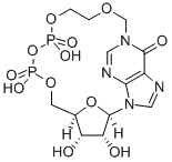 N1-[(5ALPHA,ALPHA-O-PHOSPHORYLETHOXY)METHYL]-5ALPHA-O-PHOSPHORYLINOSINE 5ALPHA,5ALPHA,ALPHA-CYCLICPYROPHOSPHATE 구조식 이미지