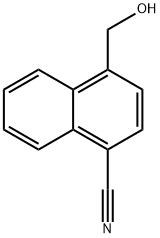 4-(HYDROXYMETHYL)NAPHTHALENE-1-CARBONITRILE Structure