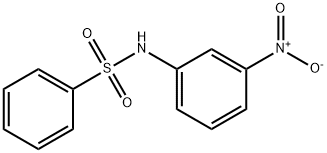 N-(m-nitrophenyl)benzenesulphonamide 구조식 이미지