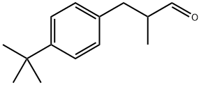 p-t-부틸-α-메틸하이드로신나믹알데히드 구조식 이미지
