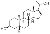 5B-PREGNANE-3B-20A-DIOL Structure