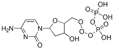 [[5-(4-amino-2-oxo-pyrimidin-1-yl)-3-hydroxy-oxolan-2-yl]methoxy-hydroxy-phosphoryl]oxyphosphonic acid 구조식 이미지