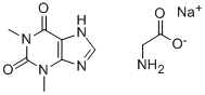 Sodium theophylline glycinate 구조식 이미지