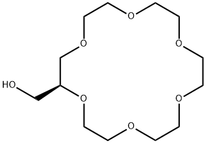 (S)-1,4,7,10,13,16-hexaoxacyclooctadecane-2-methanol Structure