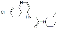 2-[(7-chloroquinolin-4-yl)amino]-N,N-dipropyl-acetamide 구조식 이미지