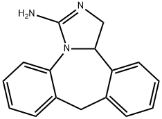 9,13b-디하이드록시-1H-디벤즈[c,f]이미다조[1,5-a]아제핀-3-아민 (CAS No. 80012-43-7) 구조식 이미지