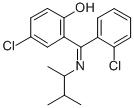 2-((1,2-Dimethylpropyl)imino-(2-chlorophenyl)methyl)-4-chlorophenol 구조식 이미지