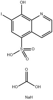8-Hydroxy-7-iodo-5-quinolinesulfonic acid Structure