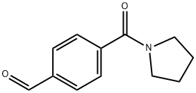 4-(피롤리딘-1-카르보닐)-벤잘데하이드 구조식 이미지