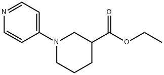 1-(4-PYRIDINYL)-3-PIPERIDINECARBOXYLIC ACID ETHYL ESTER Structure