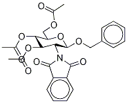 벤질2-데옥시-2-프탈이미도-3,4,6-트리-O-아세틸-D-글루코피라노시드 구조식 이미지