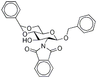 Benzyl 2-Deoxy-2-phthalimido-4,6-O-benzylidene--D-glucopyranoside 구조식 이미지