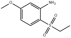 2-ethylsulphonyl-5-methoxyaniline 구조식 이미지