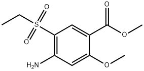 Methyl 4-amino-5-ethylsulfonyl-2-methoxybenzoate Structure