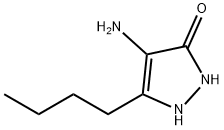 Pyrazol-3-ol,  4-amino-5-butyl-  (8CI) Structure