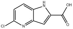 5-Chloro-1H-pyrrolo[3,2-b]pyridine-2-carboxylic acid Structure