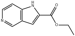 1H-PYRROLO[3,2-C]PYRIDINE-2-CARBOXYLIC ACID ETHYL ESTER Structure