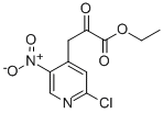 ETHYL 3-(2-CHLORO-5-NITROPYRIDIN-4-YL)-2-OXOPROPANOATE 구조식 이미지