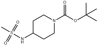 t-Butyl 4-MethanesulfonaMidopiperidine-1-carboxylate Structure