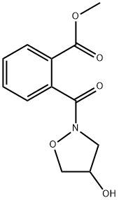 메틸2-([4-HYDROXYDIHYDRO-2(3H)-ISOXAZOLYL]카르보닐)벤젠카복실레이트 구조식 이미지
