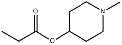 N-methylpiperidin-4-yl propionate 구조식 이미지