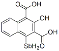 antimonyl-2-hydroxy-1,3-dicarboxynaphthalene Structure