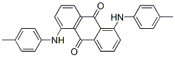 1,5-비스((4-메틸페닐)아미노)-9,10-안트라센디온 구조식 이미지