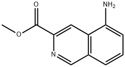 3-Isoquinolinecarboxylicacid,5-amino-,methylester(9CI) 구조식 이미지