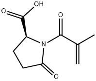 1-(2-methyl-1-oxoallyl)-5-oxo-L-proline Structure