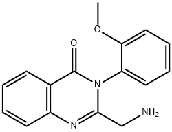 2-(AMINOMETHYL)-3-(2-METHOXYPHENYL)-4(3H)-QUINAZOLINONE Structure