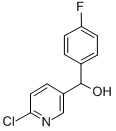 3-Pyridinemethanol, 6-chloro-alpha-(4-fluorophenyl)- Structure