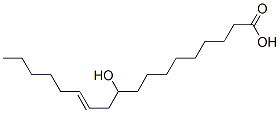 10-hydroxy-12-octadecenoic acid Structure