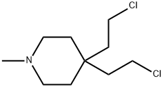 Piperidine, 4,4-bis(2-chloroethyl)-1-methyl- (8CI) 구조식 이미지