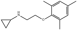 Cyclopropylamine, N-[2-(mesityloxy)ethyl]- (8CI) Structure