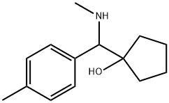 Cyclopentanol, 1-[p-methyl-alpha-(methylamino)benzyl]- (8CI) 구조식 이미지