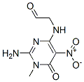 Acetaldehyde, [(2-amino-1,6-dihydro-1-methyl-5-nitro-6-oxo-4-pyrimidinyl)amino]- (8CI) 구조식 이미지