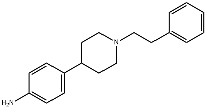 4-AMINOPHENYL-1-PHENETHYLPIPERIDINE 구조식 이미지